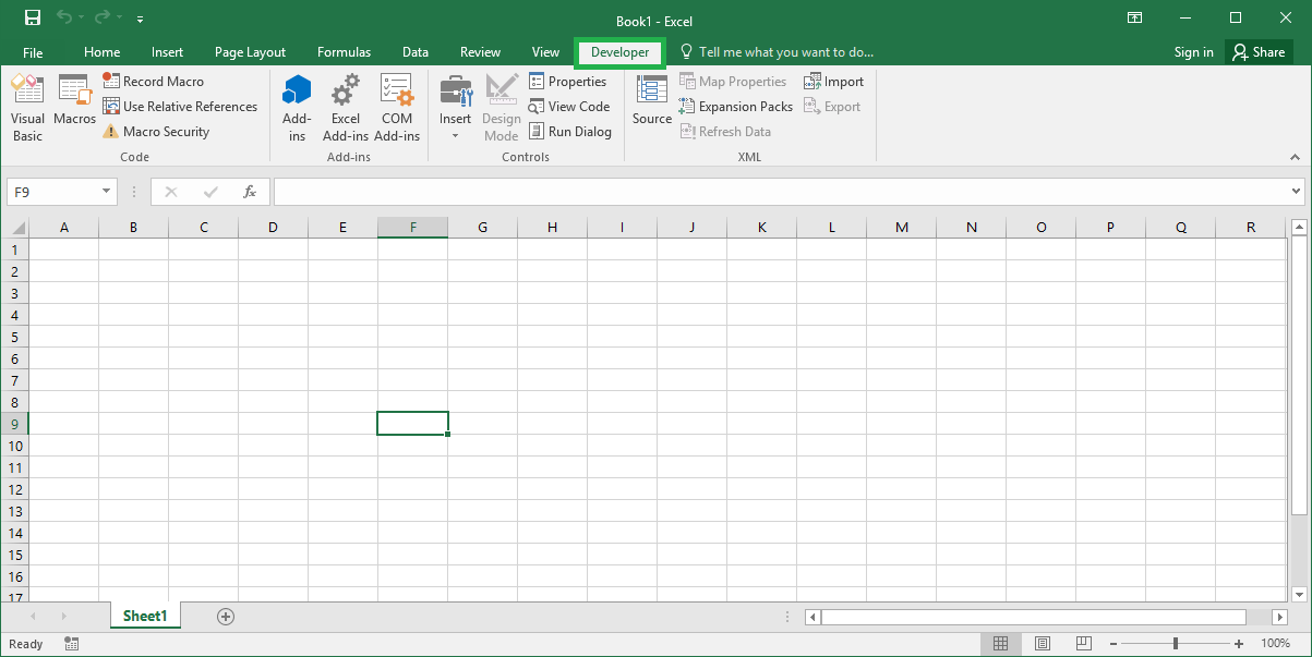 Excel VBA Tutorial - How to enable developer tab in Excel ribbon