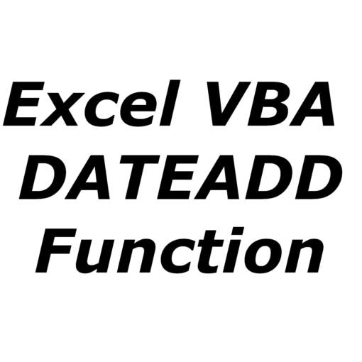Excel VBA DATEADD function