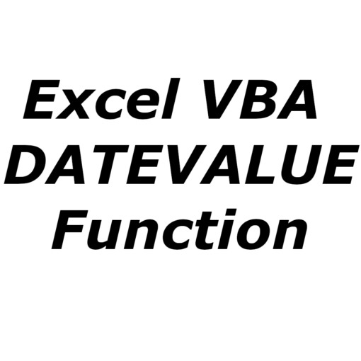 Excel VBA DATEVALUE function
